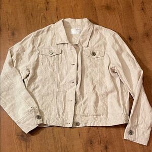 Mifresia Women's Cream Linen Jacket